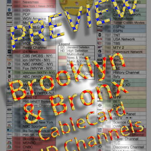 PREVIEW Image of Optimum CableCARD HD Channels for both Brooklyn and The Bronx, NY. This is a preview image of the PDF file that is available for download and printing at home. Search-friendly too!