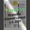Preview Image – Pluto TV Channels List 2021 – Printable PDF