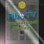 Fibe International TV Stations 2022 — Printer friendly listing of all 257 available international stations on Bell Fibe arranged alphabetically. Primary preview image of the pdf.