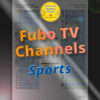 Updated and complete channel listing of all 63 sports stations available on FuboTV. Channels are broken down into those in the base plans versus add-ons (Fubo Extras). Includes all the major sporting networks such as ESPN, Fox Sports 1 and 2, MLB, NBA, NHL and NFL. v.2, updated Jan. 2022.