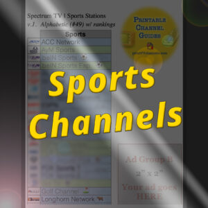 Spectrum Sports Package channel lineup guide. List of all sporting networks in this add-on package.