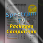 This Spectrum TV Packages Comparison Guide compares TV channels under the three main packages: Select, Silver and Gold.  Printable PDF is free to download. (v.1. February 2022). Primary preview image of the pdf.