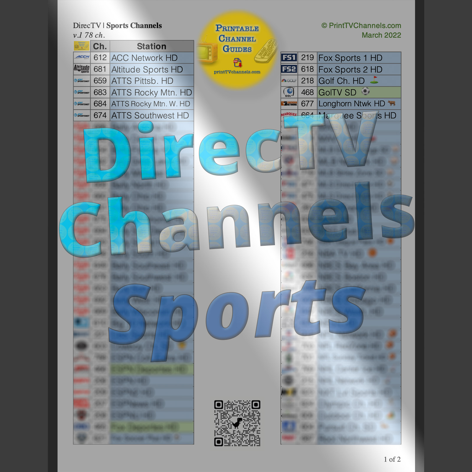 how do i get acc network on directv