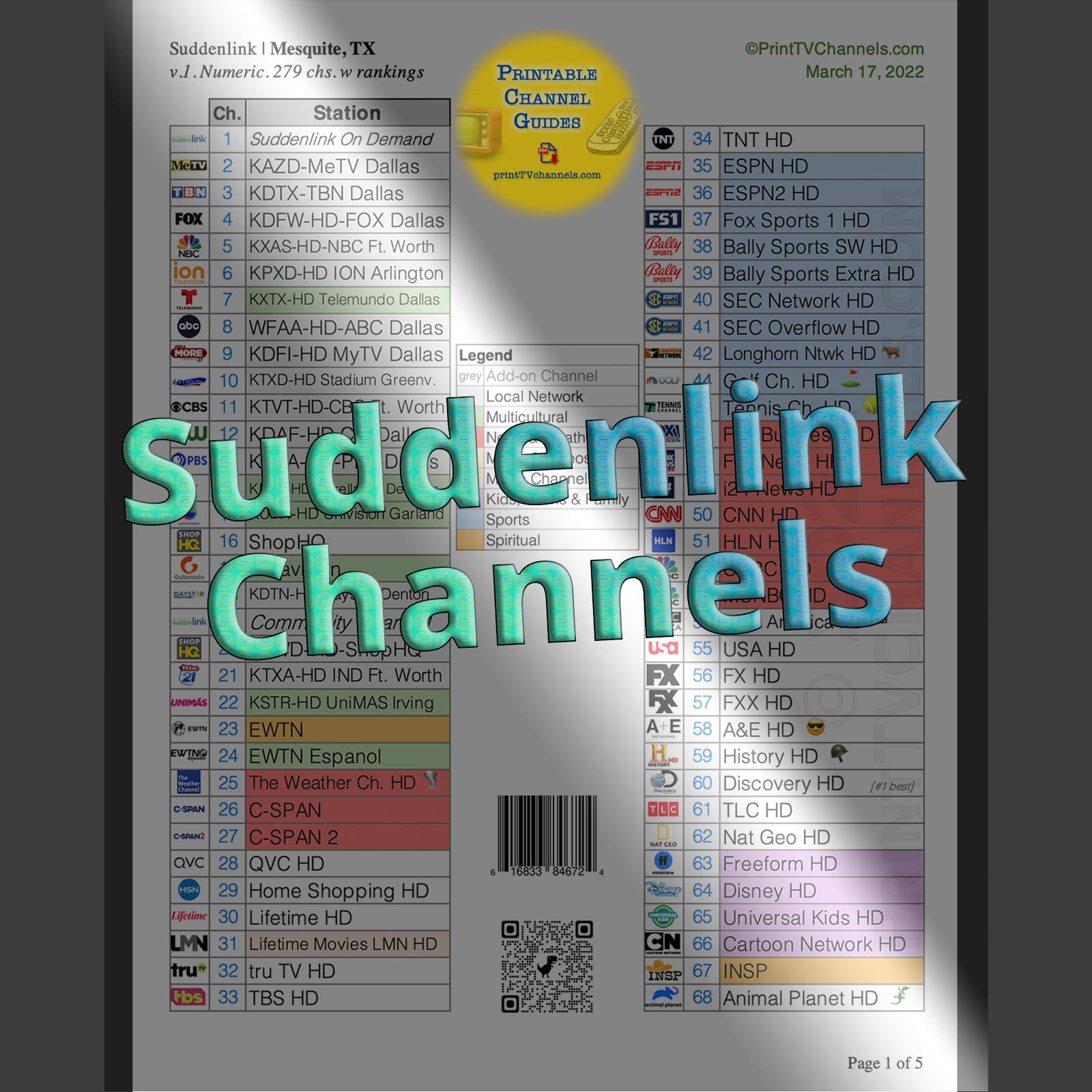 Suddenlink TV Guide Channel Lineup Suddenlink Channel Guide PDF