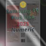 Preview Image of Samsung TV Channels Guide USA v.3 (February 2025) - Free PDF list of all channels available on Samsung TV Plus in USA. This printable channel lineup guide is organized by channel number and color coded by station genre. Includes 454 free TV channels to watch.